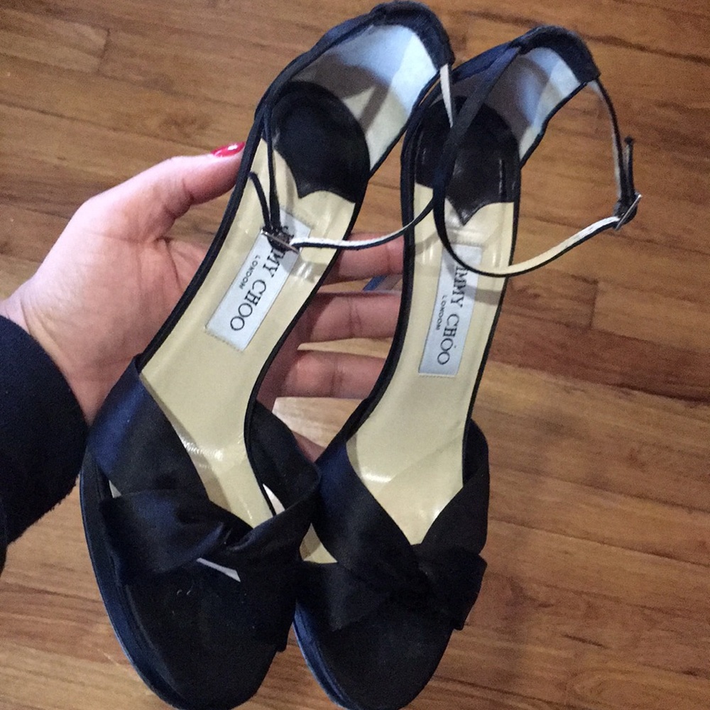 Jimmy Choo Satin Heels